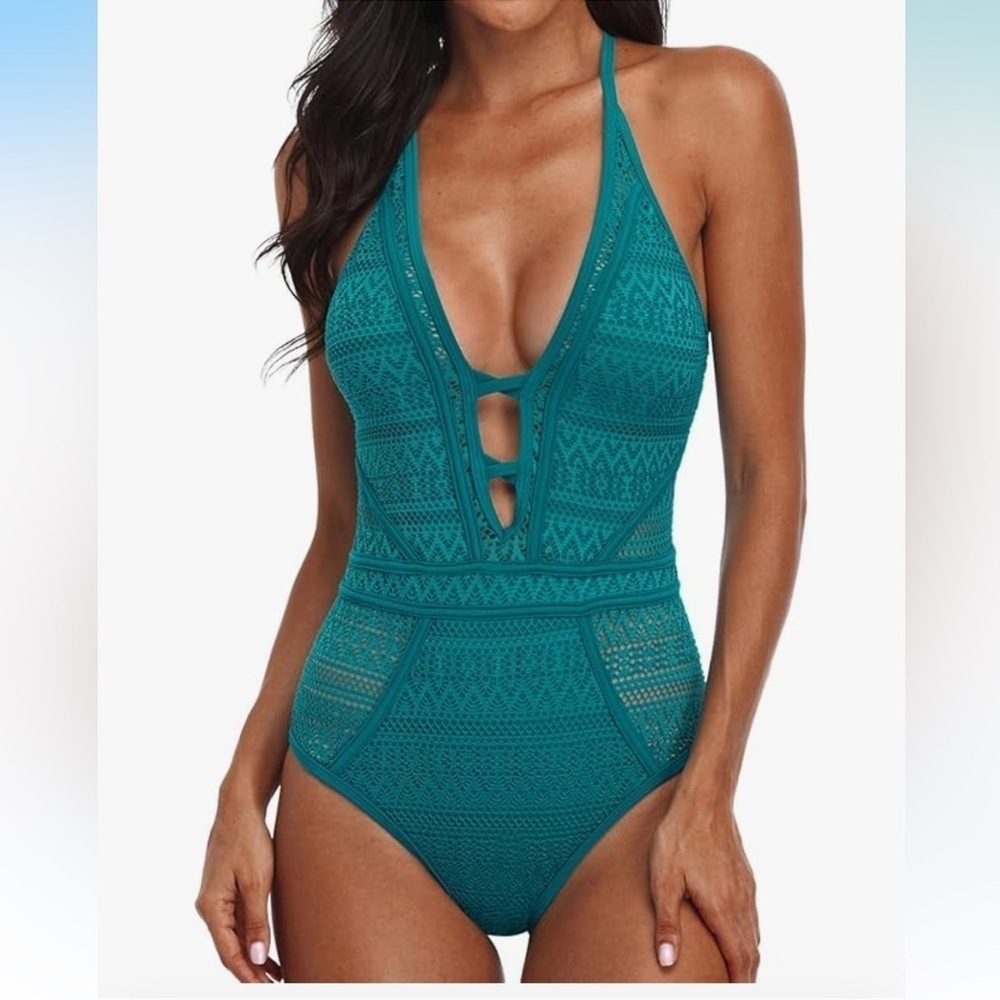NWT Teal One-Piece Swimsuit